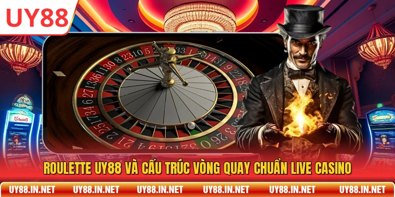 Roulette UY88 Và Cấu Trúc Vòng Quay Chuẩn Live Casino